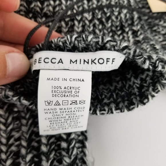 NWT REBECCA MINKOFF《366》beanie and arm warmer - Picture 3 of 7